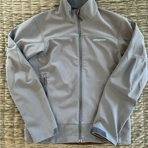 Patagonia Grey wind stopper Jacket with Polarfleece. Excellent condition!